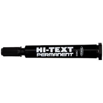 Hi-Text Yuvarlak Uçlu Siyah 830PB 12'li Paket Markör