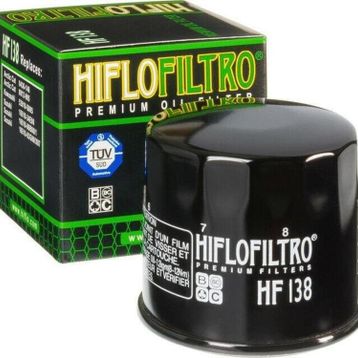 Hiflo HF138 Suzuki GSR 600 2006-2010 Uyumlu Yağ Filtresi