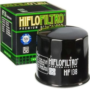Hiflo HF138 Suzuki GSX-R 1000 2001-2024 Uyumlu Yağ Filtresi