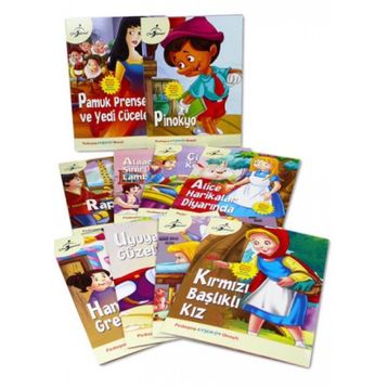 Hikayeli Boyamalı ve Aktiviteli Dünya Masalları Serisi - 10 Kitap Çocuk Gezegeni