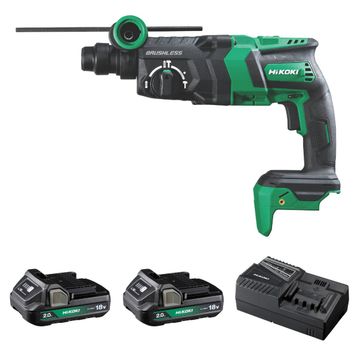 Hikoki DH18DPC-2.0 18 V 2.0 ah 26 mm 3.2J SDS Plus Kömürsüz Şarjlı Kırıcı Delici Matkap