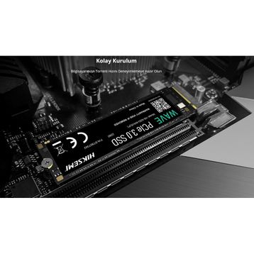 Hiksemi HS-SSD-WAVE(P) 1024 GB 2450-2450 MB/S GEN 3 NVMe PCIe M.2 2280 3D NAND SSD