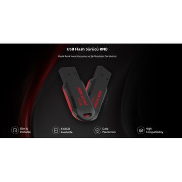 Hiksemi RNB HS-USB-M200R 64 GB USB 2.0 Flash Disk