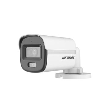 Hikvision DS-2CE10DF0T-LPFS 2 MP 3.6 mm Sesli Colorvu Analog Bullet Güvenlik Kamerası