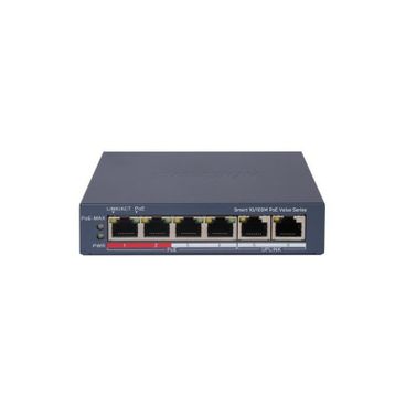 Hikvision DS-3E1106P-E-M 4 Port 10/100 Poe Switch