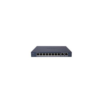 Hikvision DS-3E1310P-EI/M 8 Port 60W Full PoE 10/100 2xUplink Yönetilemez Metal Switch