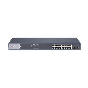 Hikvision DS-3E1518P-SI 16 Port 250W Full PoE Gigabit 2xSFP Akıllı Rack Mount Yönetilebilir Switch