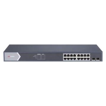 Hikvision DS-3E1518P-SI 16 Port 250W Full PoE Gigabit 2xSFP Akıllı Rack Mount Yönetilebilir Switch