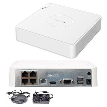 Hikvision DS-7104NI-Q1-4P 4 Kanal 4 Port PoE NVR Kayıt Cihazı