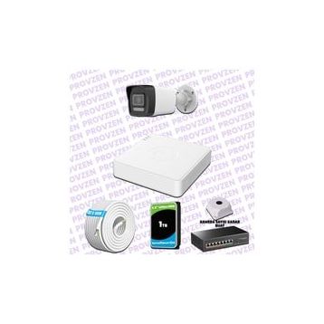 Hikvision Provzen 1 IP 4MP Colorvu Hibrit Güvenlik Kamerası