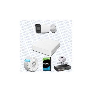 Hikvision Provzen 1 Kameralı Colorvu Hibrit Güvenlik Kamerası