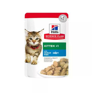 Hill's Science Plan Gravy Kitten Okyanus Balıklı 85 gr Yavru Kedi Konservesi