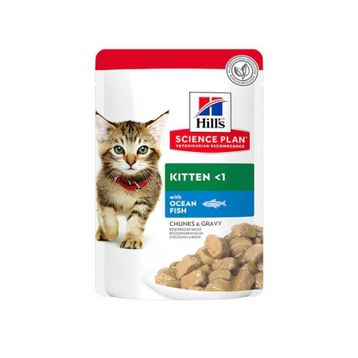 Hill's Science Plan Gravy Kitten Okyanus Balıklı 85 gr Yavru Kedi Konservesi