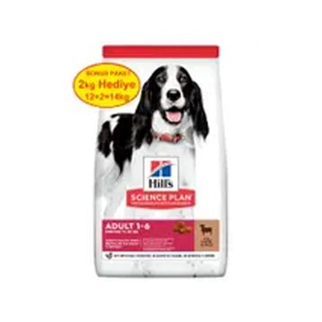 Hills Science Plan Kuzu Etli Orta Irk Yetişkinler İçin 12+2 kg Köpek Maması