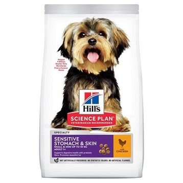 Hills Science Plan Small Miniature Sensitive Stomach Skin Hassas Özel 1.5 kg Köpek Maması