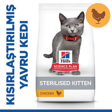 Hills Science Plan Tavuklu 10 kg Kısırlaştırılmış Yavru Kedi Maması