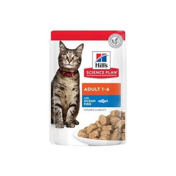 Hill's Tender Chunks in Gravy Okyanus Balıklı 85 gr Kedi Yaş Maması