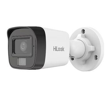 Hılook IPC-B120HA-LUFC 2 MP 2.8 mm Lens H265+ Dual Light 30 m Gece Görüşü Dahili Mikrofon IP67 PoE Bullet IP Kamera