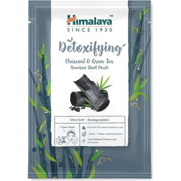 Himalaya 30 ml 3 Adet Detoks Kömür ve Yeşil Çay Etkili Kağıt Maske