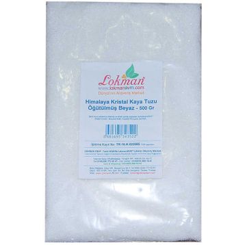 Himalaya 500 gr Öğütülmüş Beyaz Kristal Kaya Tuzu