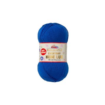 Himalaya 70412 Everyday Bebe Lux Saks Mavi El Örgü İpi