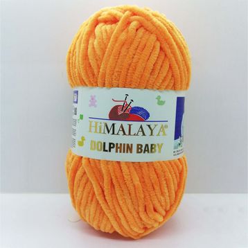 Himalaya Dolphin Baby 80316 - Turuncu Örgü İpliği