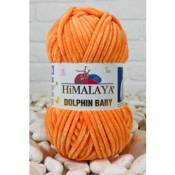 Himalaya Dolphin Baby 80316 - Turuncu Örgü İpliği