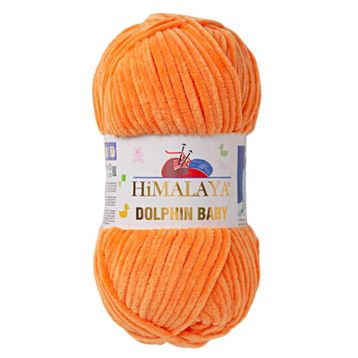Himalaya Dolphin Baby 80316 - Turuncu Örgü İpliği