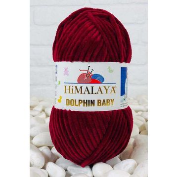 Himalaya Dolphin Baby 80322 Bordo Örgü İpliği