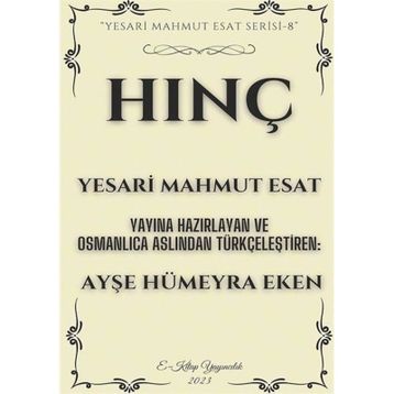 Hınç - Yesari Mahmut Esat