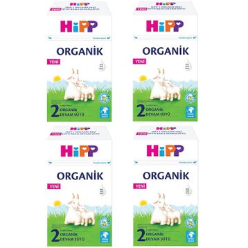 Hipp 2 Organik 4x400 gr Devam Sütü