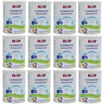 Hipp 2 Organik Combiotic 6+ Ay 12x350 gr Çoklu Paket Bebek Devam Sütü