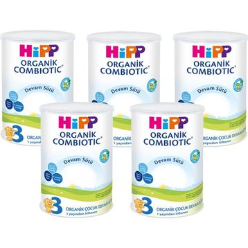 Hipp 3 10+ Ay 5x350 gr Organik Combiotic Devam Sütü