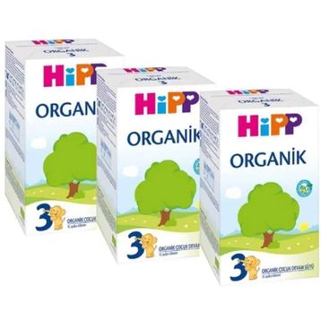 Hipp 3 3x600 gr Organik Devam Sütü