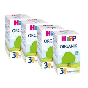 Hipp 3 4x600 gr Organik Devam Sütü