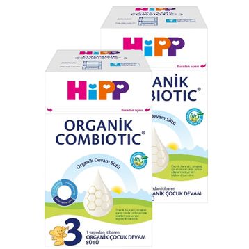Hipp 3 Combiotic Organik 2x600 gr Devam Sütü