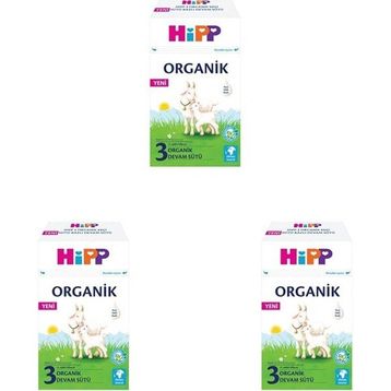 Hipp 3 Organik Keçi Sütü Bazlı 3x400 gr Devam Sütü