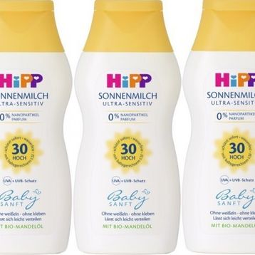 Hipp Babysanft 3x200 ml 30 Faktör Bebek Güneş Koruyucu Sütü