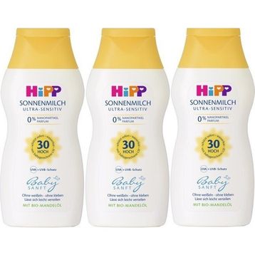 Hipp Babysanft 3x200 ml 30 Faktör Bebek Güneş Koruyucu Sütü