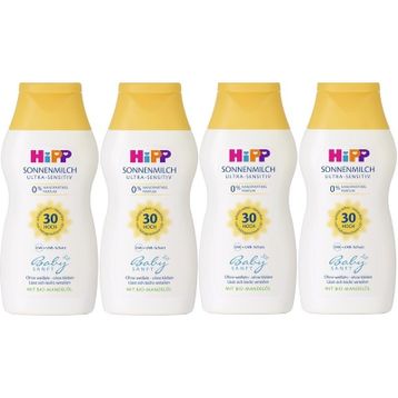 Hipp Babysanft 4x200 ml 30 Faktör Bebek Güneş Koruyucu Sütü