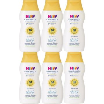 Hipp Babysanft 6x200 ml 30 Faktör Bebek Güneş Koruyucu Sütü