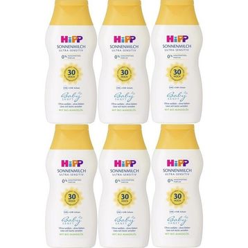 Hipp Babysanft 6x200 ml 30 Faktör Bebek Güneş Koruyucu Sütü