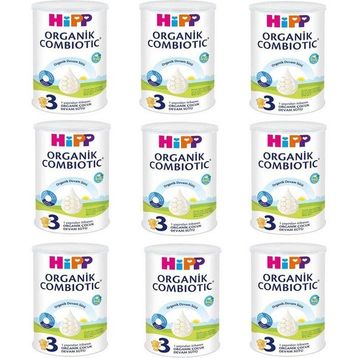 Hipp Combiotic Organik 3 9x350 gr Devam Sütü