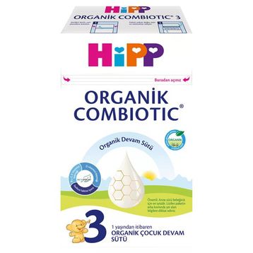 Hipp No: 3 Organik Combiotic 1 Yaşından İtibaren 3x600 gr Devam Sütü
