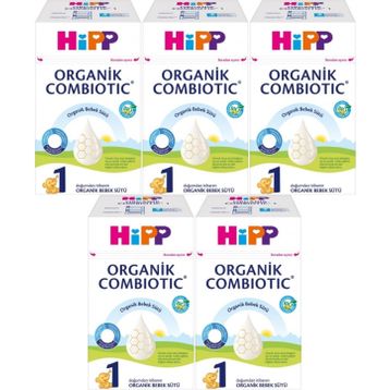 Hipp No:1 Organik Combiotic 5x600 gr 0-6 Ay Bebek Sütü