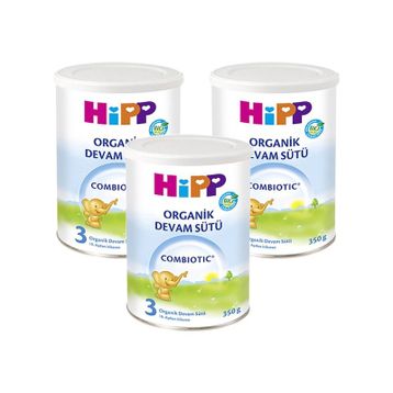 Hipp Organik 3 3x350 gr Devam Sütü