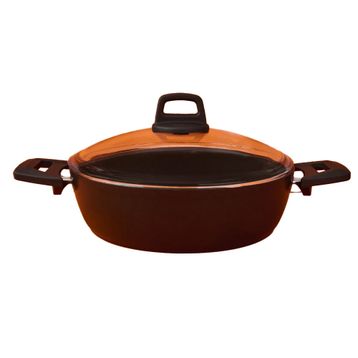 Hisar Milas 26 CM Siyah Basık Tencere