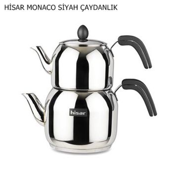 Hisar Monaco Siyah Çaydanlık Takımı