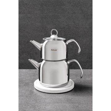 Hisar Saturn Mini Çelik Çaydanlık Takımı