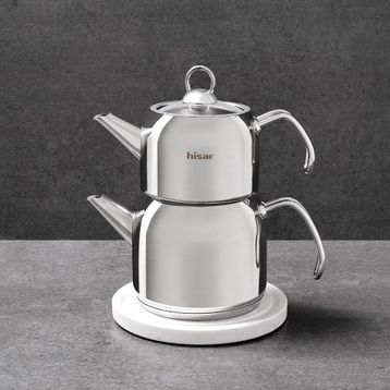 Hisar Saturn Mini Çelik Çaydanlık Takımı